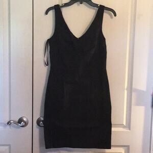 Casual navy blue dress with zipper in back. Size 9/10.